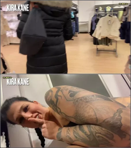 KiraKane - Dildofick in der Umkleide - Ich treibe es public [UltraHD/4K 2160p] (MDH)