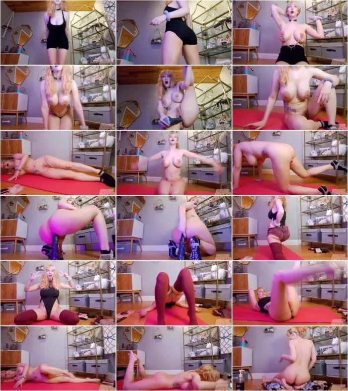 princessberpl - MV Live: Workout Cumpilation Part 1 (10.05.2023) [HD 720p] (Dildo)