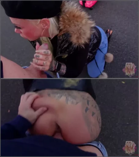 SteffiBlond - PUBLIC SPRITZ MICH VOLL BEVOR DER FLIEGER GEHT [FullHD 1080p] (MDH)