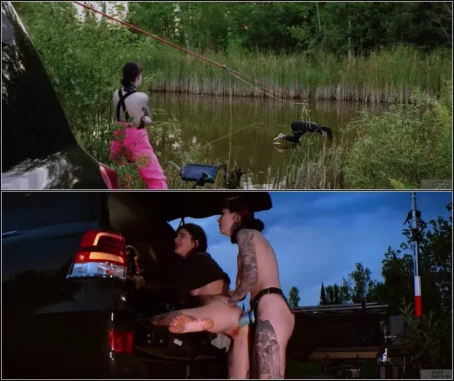 Lydia Black, Charlotte Sartre - Painal Meets the Pond Monster [HD 858p] (BDSM)
