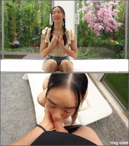 Mina - This shy, skeptical Asian was AMAZING 08.06.2023 [FullHD 1080p] (Casting)