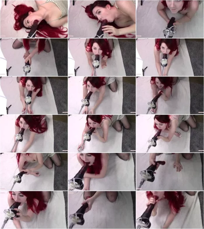 MissPrincessKay - Extreme Wet Messy Deepthroat Face Fuck [FullHD 1080p] (Dildo)