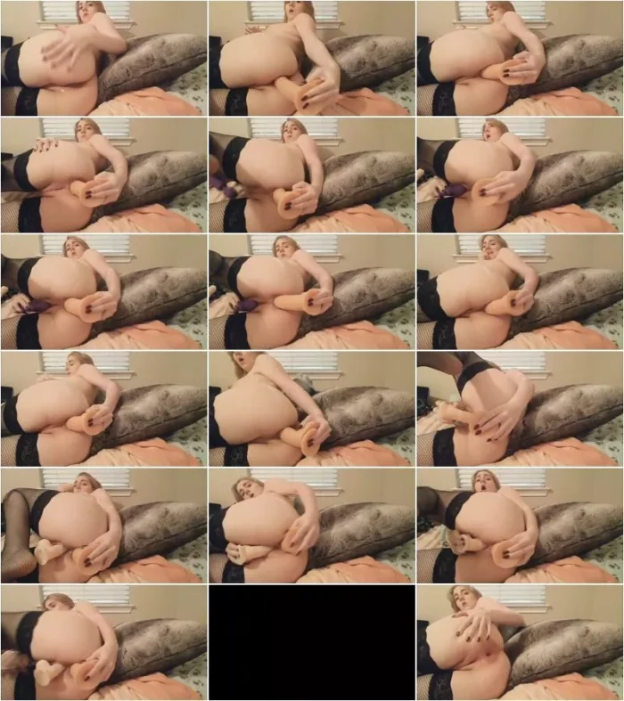 MissPrincessKay - First Time Double Penetration Orgasm [FullHD 1080p] (Dildo)
