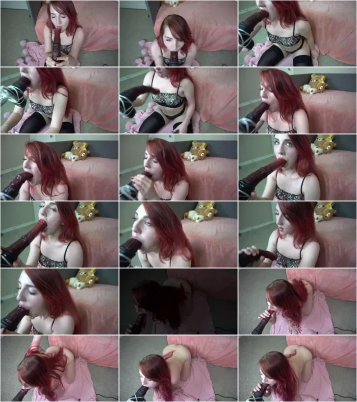 MissPrincessKay - Fuck Machine Fucks My Throat Hard [FullHD 1080p] (Dildo)