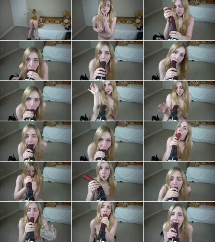 MissPrincessKay - Wet And Spitty Deepthroating For Daddy [FullHD 1080p] (Dildo)