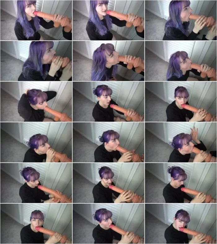 MissPrincessKay - Arm Sized Dildo Hard Deepthroat Gagging [FullHD 1080p] (Dildo)