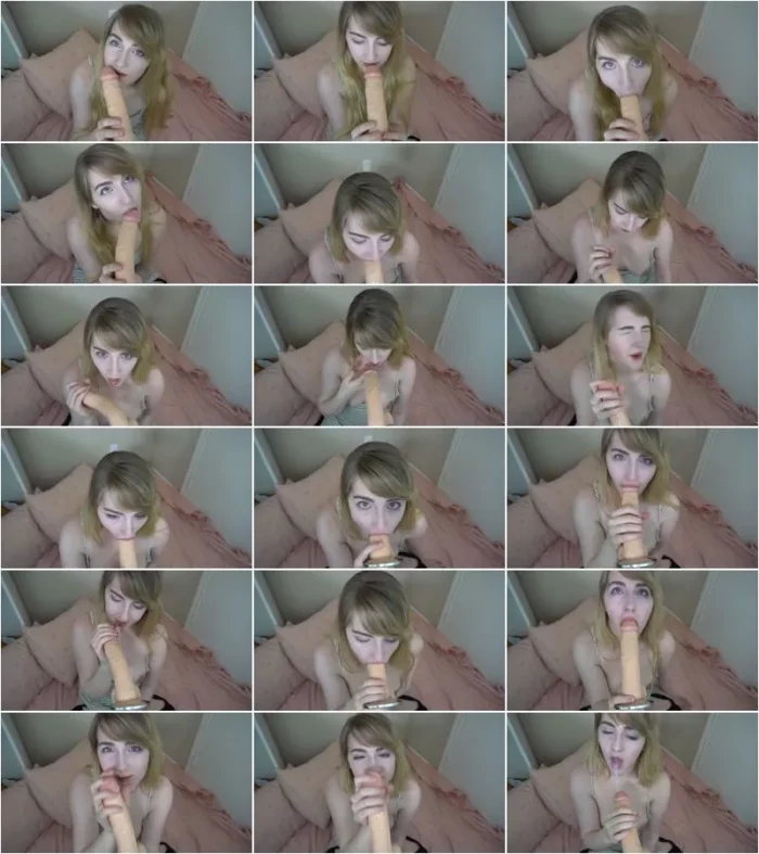 MissPrincessKay - Fuck Machine Deepthroat Gagging Face Cum [FullHD 1080p] (Dildo)