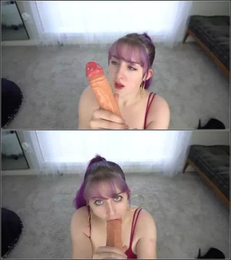 MissPrincessKay - Hard Deepthroat Fucking By Gigantic Cock [FullHD 1080p] (Dildo)