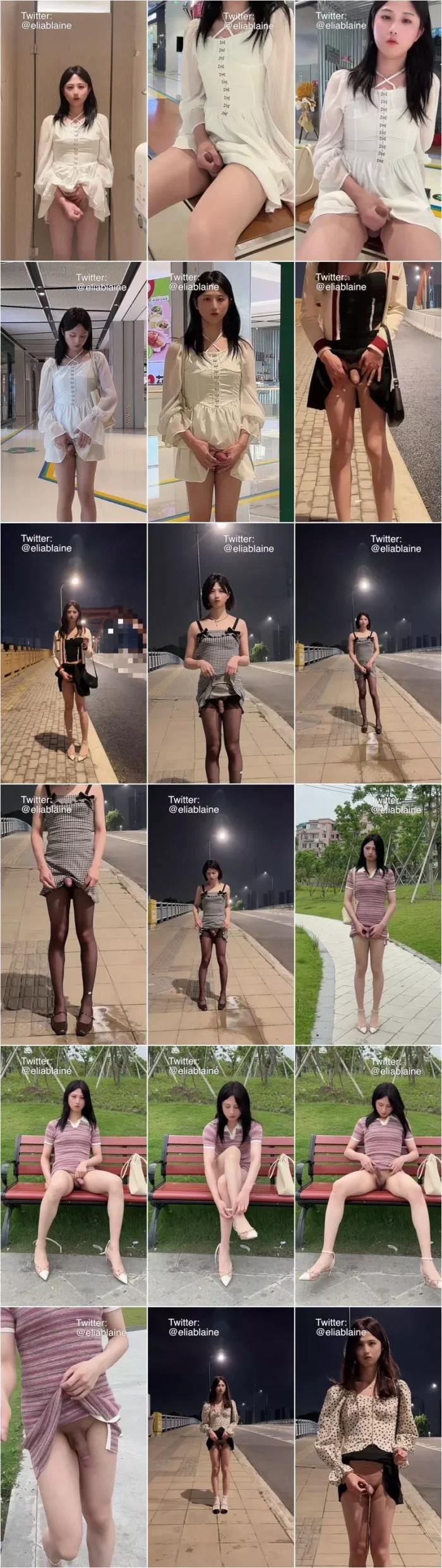 Suki TRANS, Elia Blaine - Outdoor Cum Compilation 12.06.2023 [UltraHD/2K 1920p] (Trans)