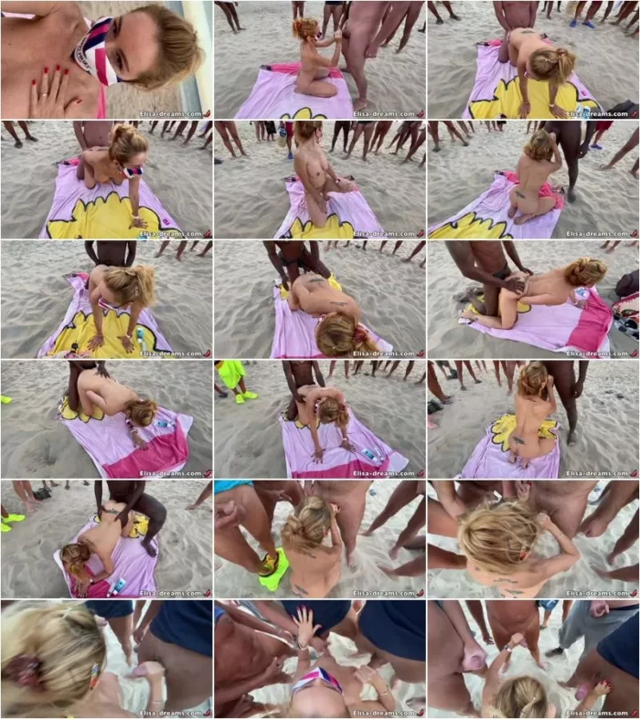 Elisa dreams - Sex Challenge 2020 - Sex with some voyeurs at the beach 03.12.2020 [FullHD 1080p] (Elisa-dreams)