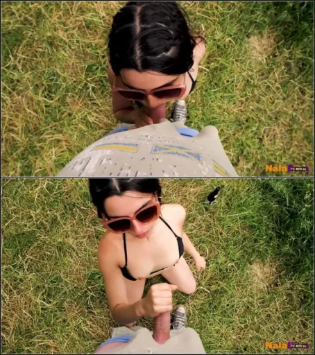 NalaBam - Outdoor Blowjob am See - Nala Bam im Bikini Lutscht den Schwanz [FullHD 1080p] (MDH)