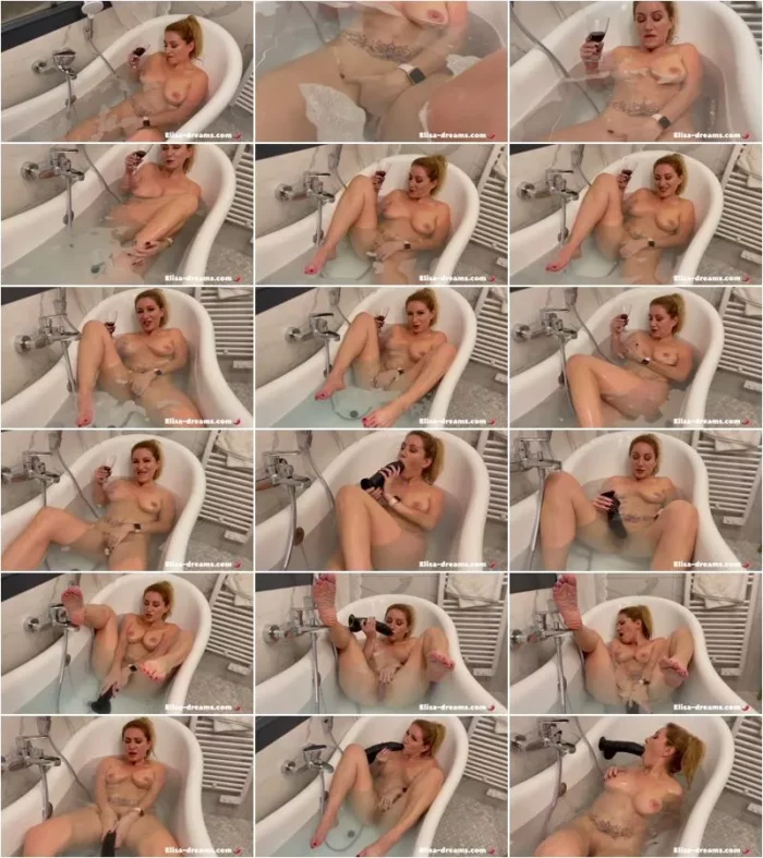 Elisa dreams - Humiliating my cuckold before dildoing me with a huge dildo in my bath 17.04.2021 [FullHD 1080p] (Elisa-dreams)