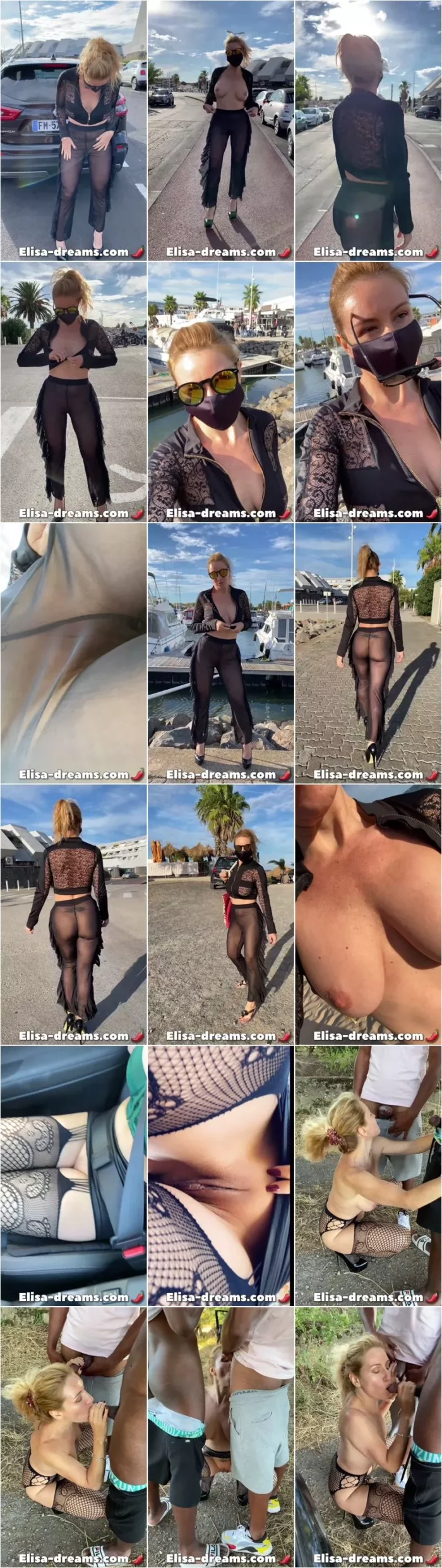 Elisa dreams - Sex Challenge 2020 - Naughty Story : Flashing and Interracial Sex 15.07.2021 [UltraHD/2K 1920p] (Elisa-dreams)