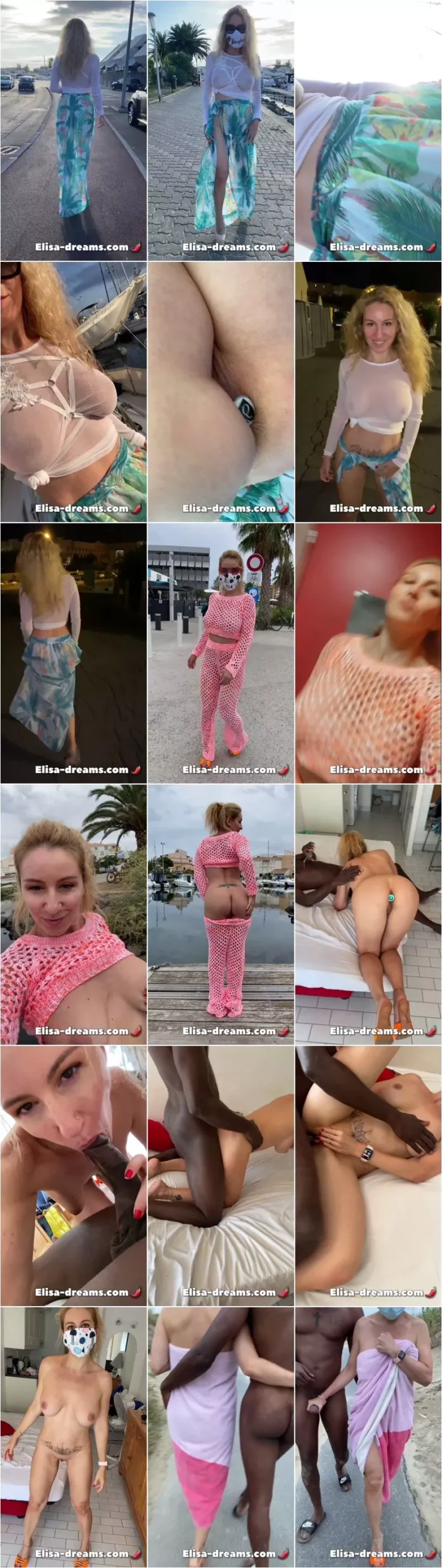 Elisa dreams - Sex Challenge 2020 - Naughty Story : Flashing and Interracial Sex 29.07.2021 [UltraHD/2K 1920p] (Elisa-dreams)