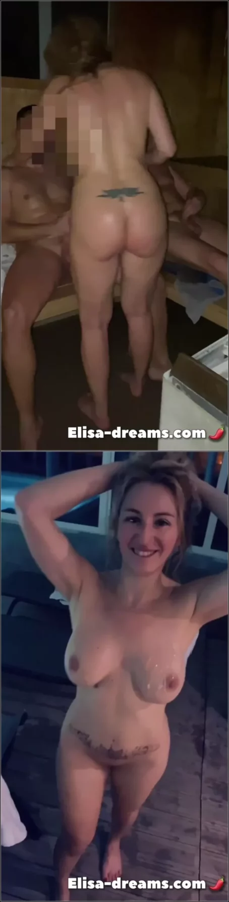 Elisa dreams - Hotwife gets masturbated - licked and fucked by strangers in a sauna 09.09.2021 [UltraHD/2K 1920p] (Elisa-dreams)