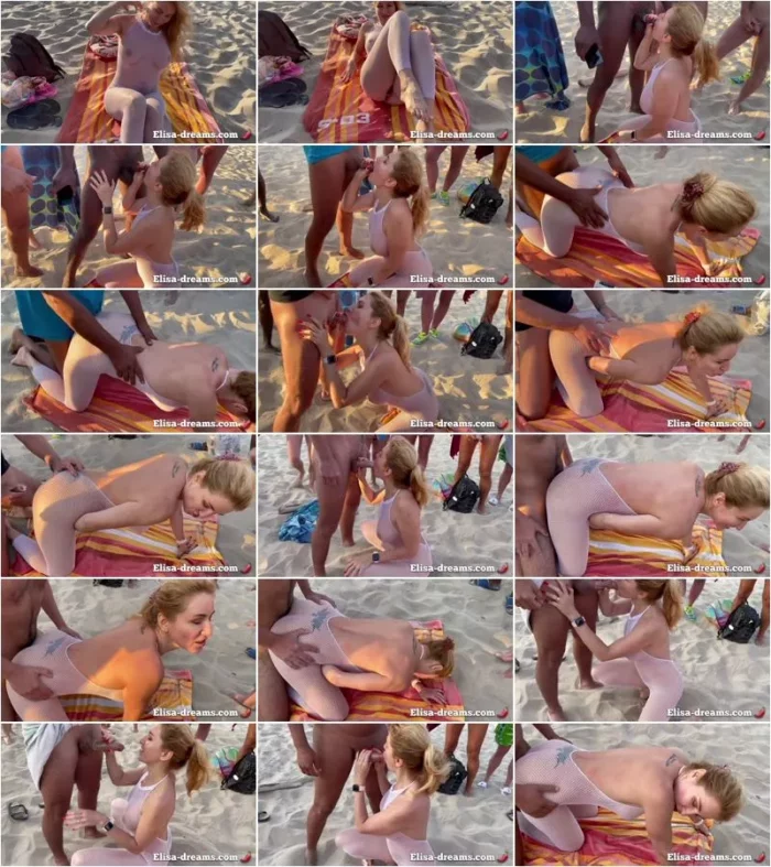Elisa dreams - Sex Challenge 2021 - Sex by random guys on the beach 07.10.2021 [FullHD 1080p] (Elisa-dreams)