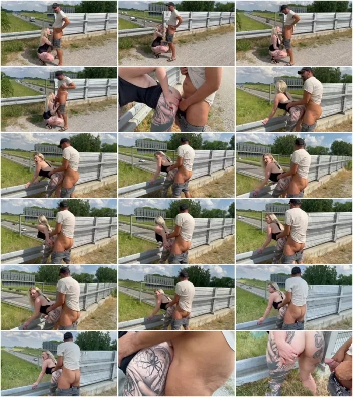 Valery_Venom - EXTREM PUPLIC - Crampie auf der A8 Autobahnbrucke [FullHD 1080p] (MDH)