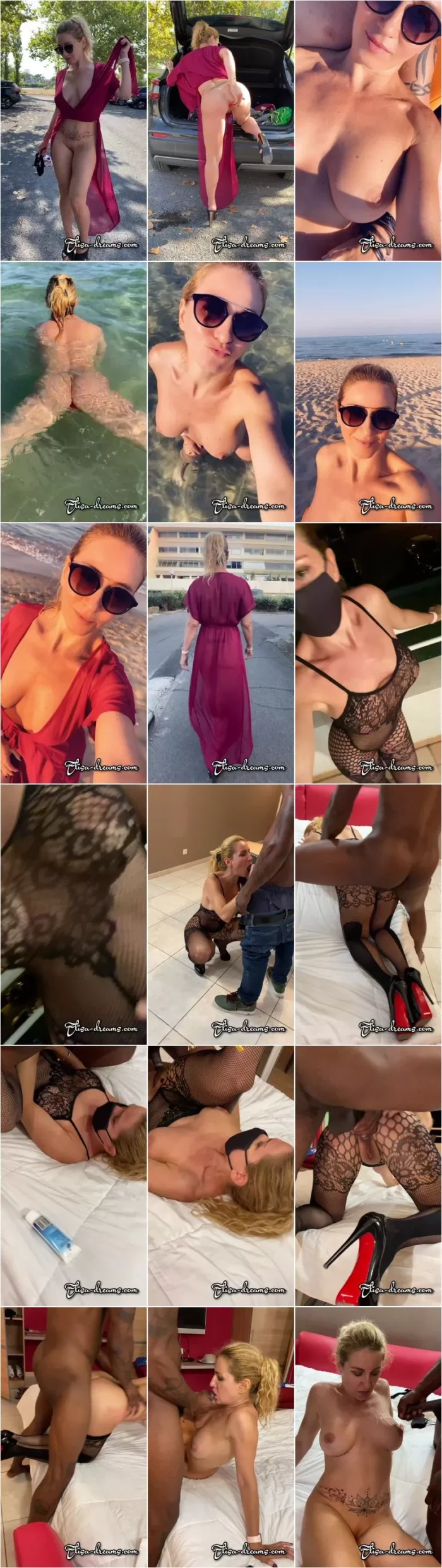 Elisa dreams - Sex Challenge - Naughty Story : Flashing and Interracial Sex 24.04.2022 [UltraHD/2K 1920p] (Elisa-dreams)