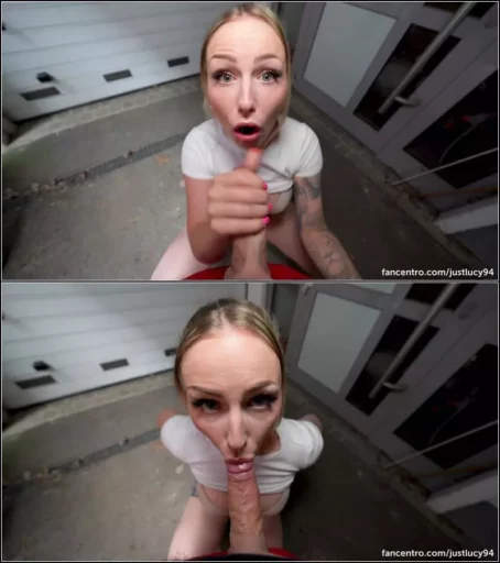 JustLucy - Riskanter Public Blowjob - Bezahlung ist eben doch Chefsache [UltraHD/4K 2160p] (MDH)
