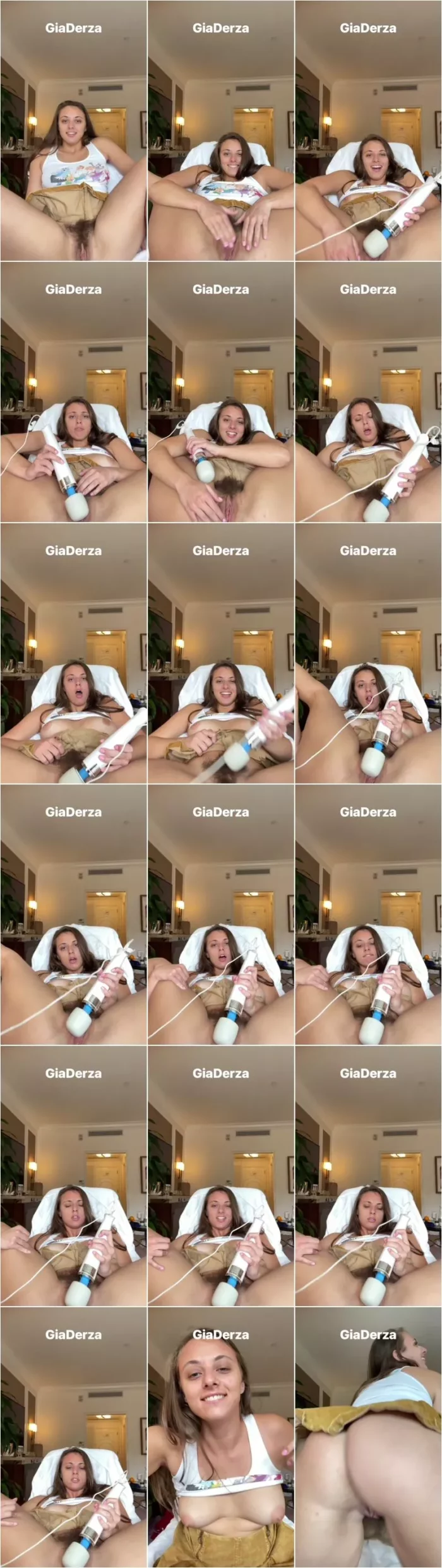 GiaDerzaBooty - Horny hotel masturbation [UltraHD/2K 1280p] (Dildo)
