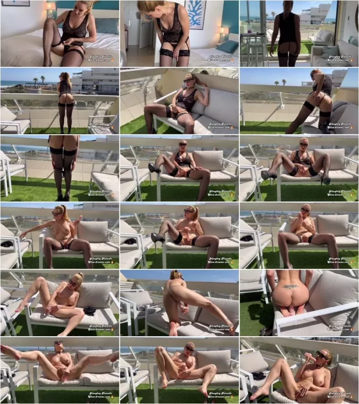 Elisa dreams - Masturbating and dildoing on the terrace 21.05.2023 [FullHD 1080p] (Elisa-dreams)