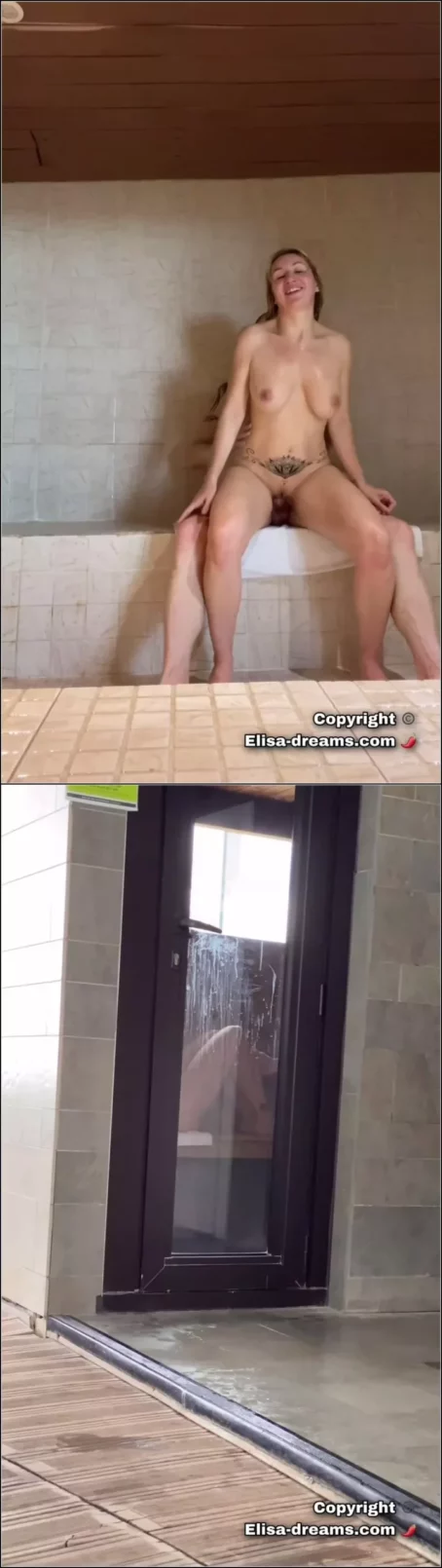 Elisa dreams - Cuckold video: Masturbated while sucking a stranger in a sauna 23.05.2023 [UltraHD/2K 1920p] (Elisa-dreams)