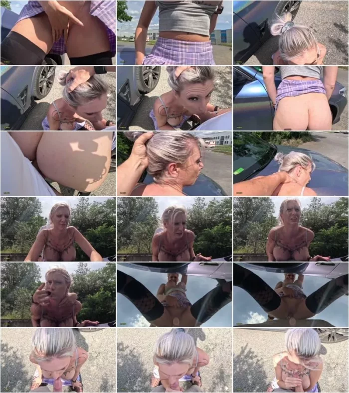 Mister-Diamond - Auf Auto gefickt und Titten besamt [FullHD 1080p] (MDH)