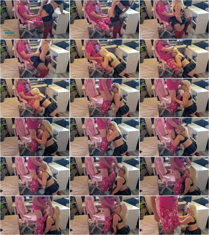 MariellaSun - Ich blase seinen Schwanz wahrend seine Frau am Handy ist [FullHD 1080p] (MDH)