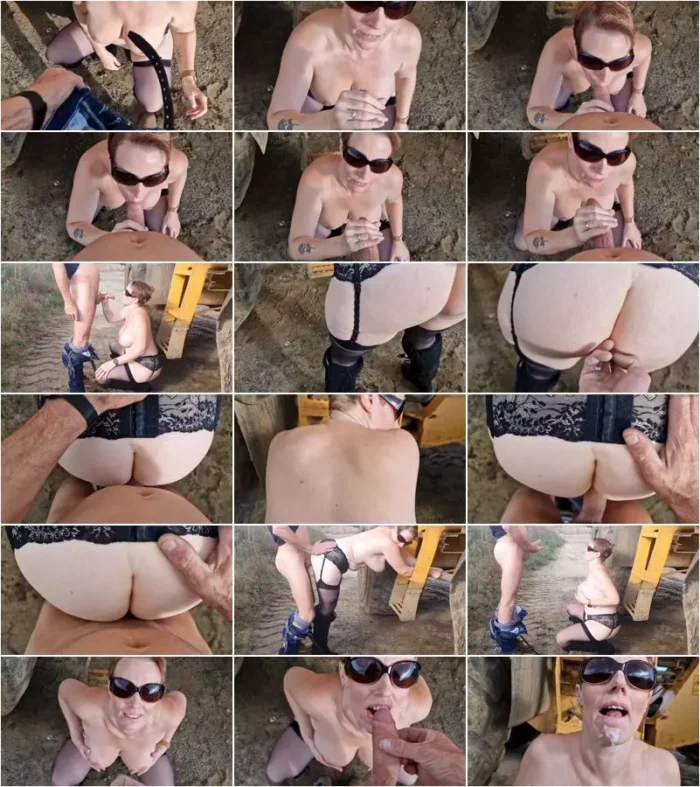 UserBitch - Outdoor am Radlader gefickt [FullHD 1080p] (MDH)
