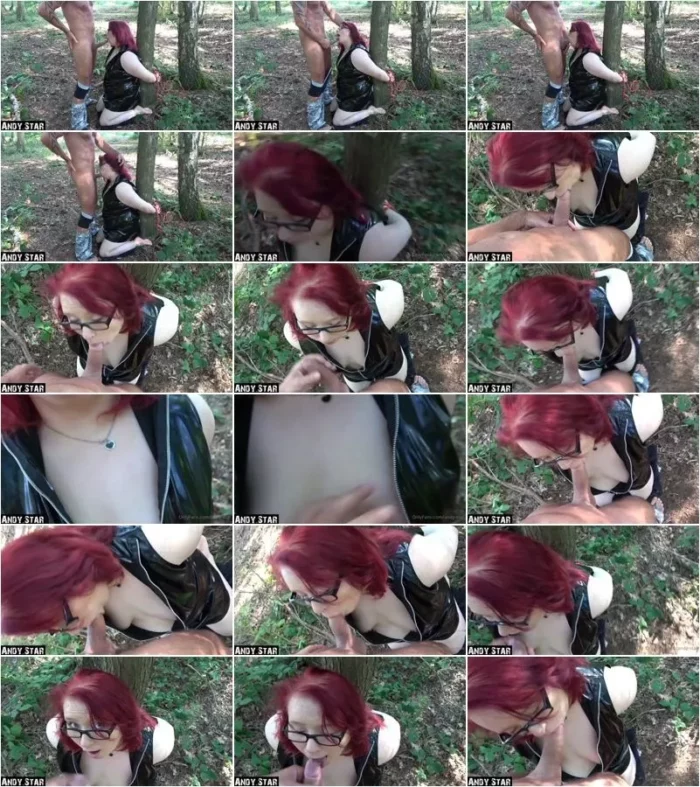 Andy-Star - Im Wald die Maulfotze gestopft...gefesselte Teenfotze schluckt alles [HD 720p] (MDH)