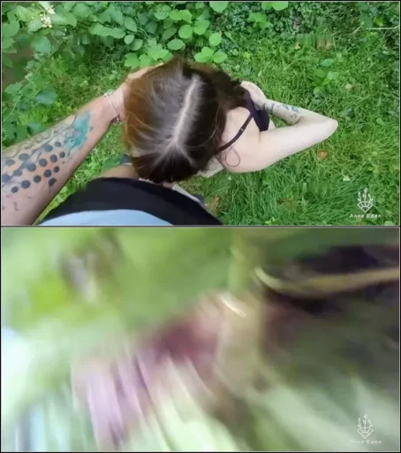 Anne-Eden - Mumu OUTDOOR geschleckt Spermaschwanz reingesteckt [FullHD 1080p] (MDH)