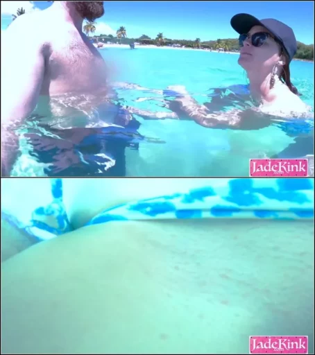 Jade - Public Beach Creampie [FullHD 1080p] (JadeKink)