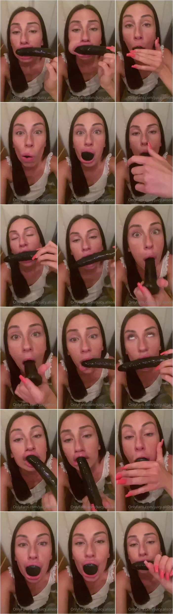 Juicy Alison - Just Me Sitting on the Floor and Play Around [UltraHD/2K 1920p] (Amateur)