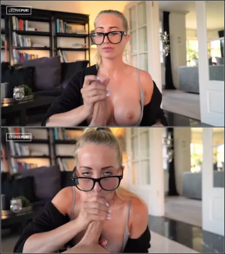Leonie-Pur - Hei?e Lehrerin gibt dir deinen 1. Blowjob [FullHD 1080p] (MDH)