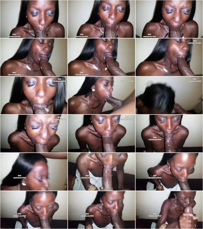 Dick Sucking Lips And Facials - DSLAF - 19 Year Old Jamaican Gagger [SD 404p] (Clip4Sale)