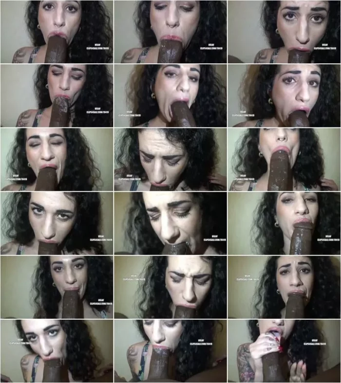 Dick Sucking Lips And Facials - DSLAF - Arabelle Raphael - Sloppy Interracial Blowjob By Arabelle Raphael [HD 720p] (Clip4Sale)