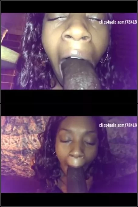 Dick Sucking Lips And Facials - DSLAF - Babii Karrine First Video - Sloppy Deepthroat And Choking Til Facial [SD 360p] (Clip4Sale)