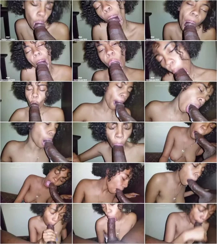Dick Sucking Lips And Facials - DSLAF - College Cheerleader Rubs Cum On Lips [HD 720p] (Clip4Sale)