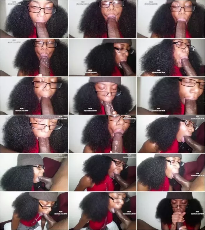 Dick Sucking Lips And Facials - DSLAF - Cute College Nerd Super Sloppy BJ [SD 404p] (Clip4Sale)