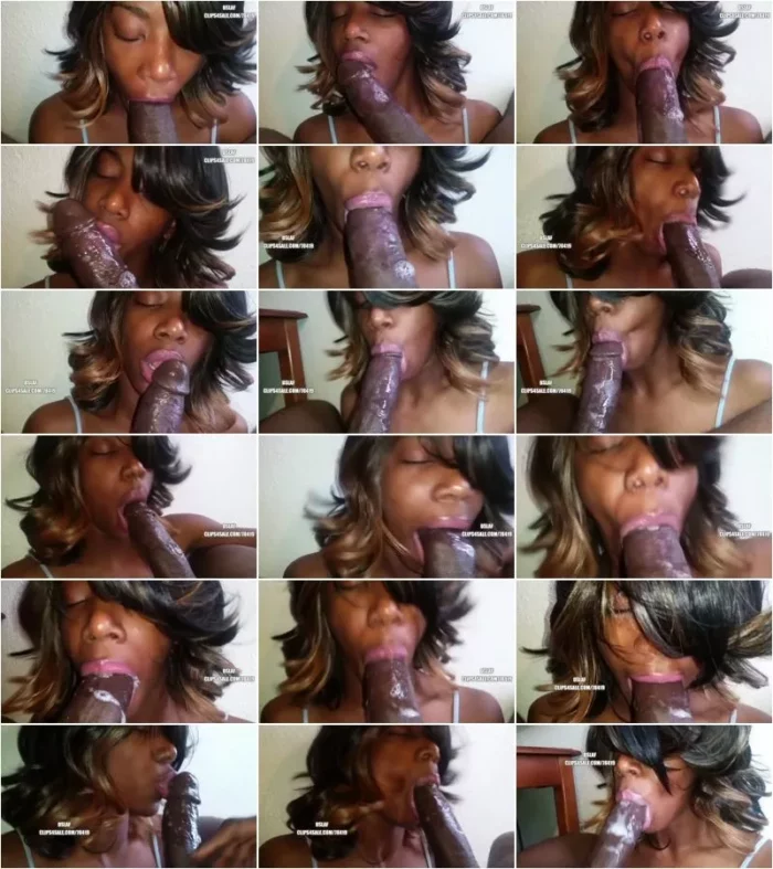 Dick Sucking Lips And Facials - DSLAF - Mocha - Heavy Lipstick On Mocha-2 Cumshots [HD 720p] (Clip4Sale)