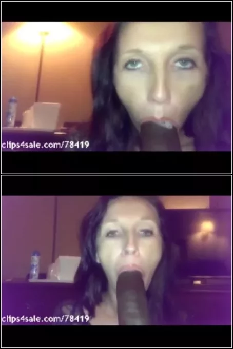Dick Sucking Lips And Facials - DSLAF - Sloppy Interracial Blowjob From Phoenix [SD 360p] (Clip4Sale)