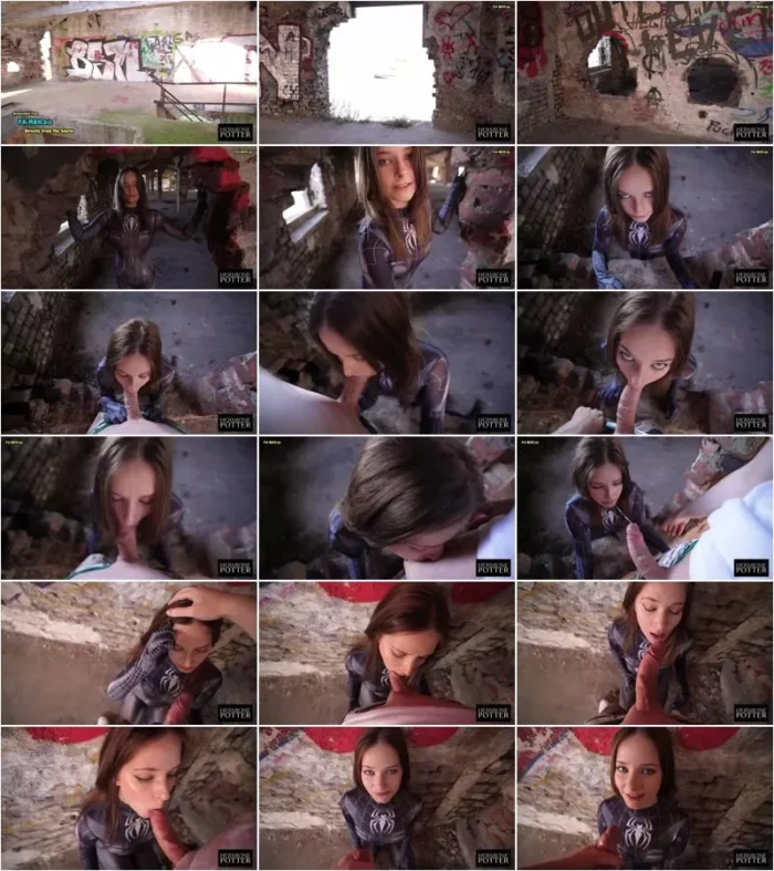 Hermione_Potter - Den Lost Place Fotografen mit Blowjob uberrascht - Spiderman Cosplay [FullHD 1080p] (MDH)