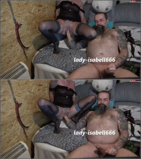 lady-isabell666 - Geiler Ritt auf seiner Faust [FullHD 1080p] (MDH)