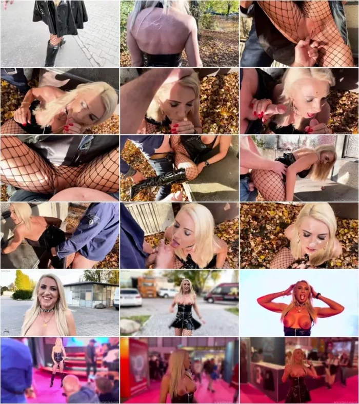Daynia - VENUS Messe Berlin - PUBLIC 3-ER MMF mit MEGA SPERMAWALK direkt auf der MESSE [FullHD 1080p] (MDH)