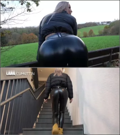 Lara-CumKitten - XXL LEGGINGS WALK - Spritz auf meinen prallen BUBBLE BUTT [FullHD 1080p] (MDH)