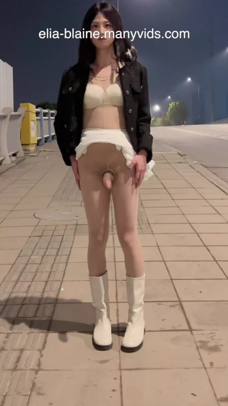 Suki TRANS, Elia Blaine - Trans Public Cumming Outdoors 9 Compilation 25.01.2024 [UltraHD/2K 1920p] (Trans)
