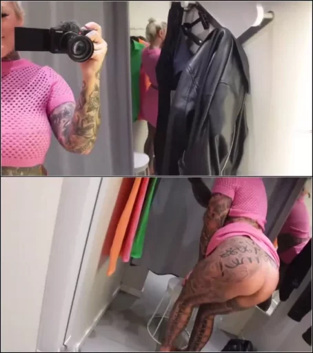 SteffiBlond - Lets go shooping - PUSSY WIXXEN IN DER UMKLEIDE [HD 720p] (MDH)