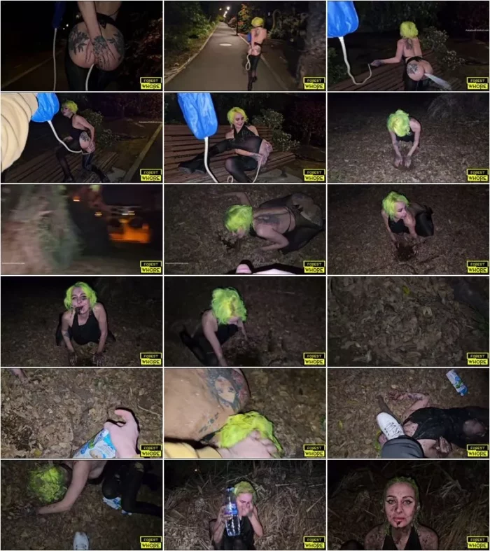 ForestWhore - Wild and rough walk:enema, humiliation, prolapse, dirt 30.01.2024 [FullHD 1080p] (Prolapse)