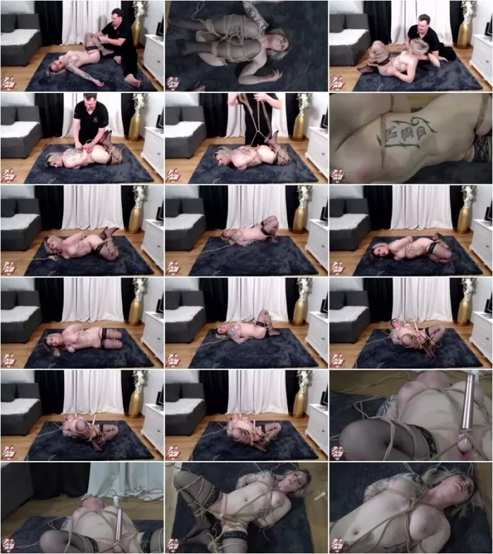 VaraLaval - Horny TS in HOGTIE Rough Play Orgasmus [FullHD 1080p] (MDH)