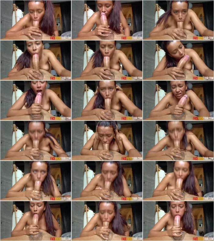 Eva - Eva doesn\'t spill, nor gags. Eva moans and swallow [FullHD 1080p] (FaceFuckTour)